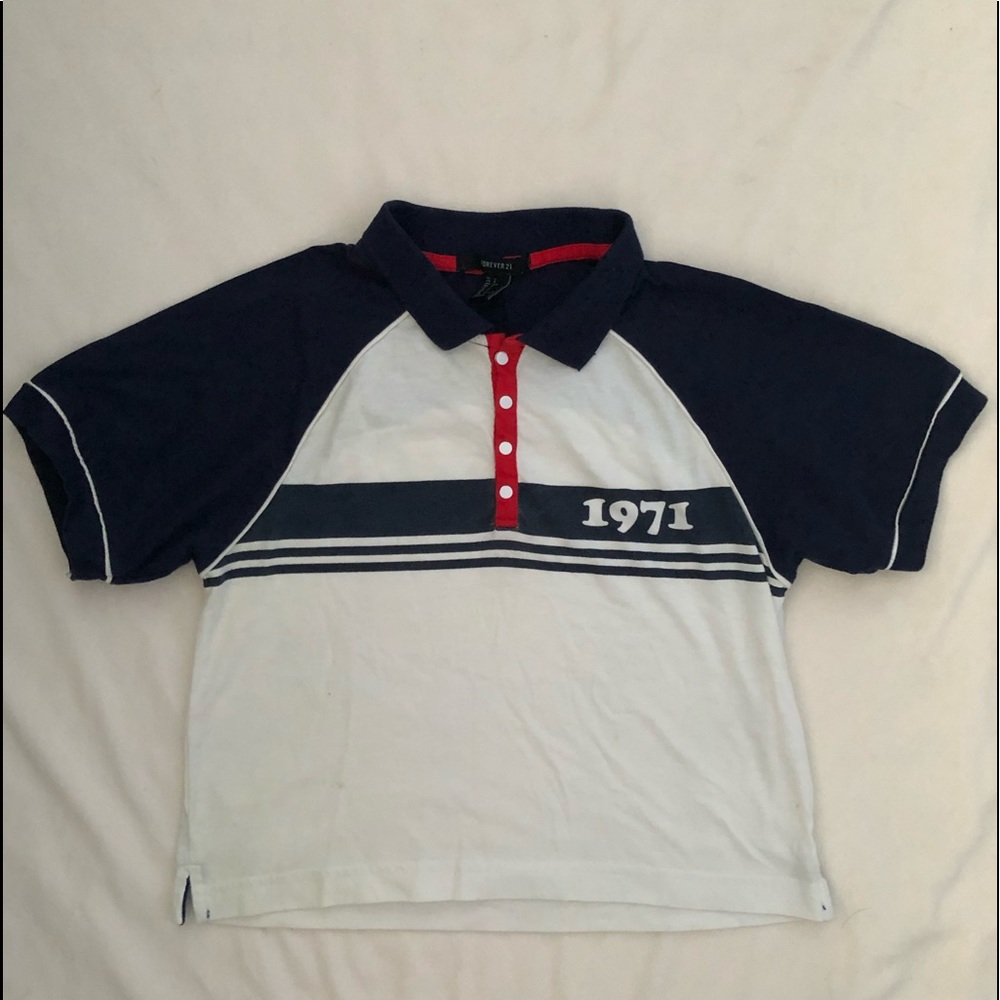 Cropped Polo Top